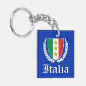 Italia Crest キーホルダー (正面左)