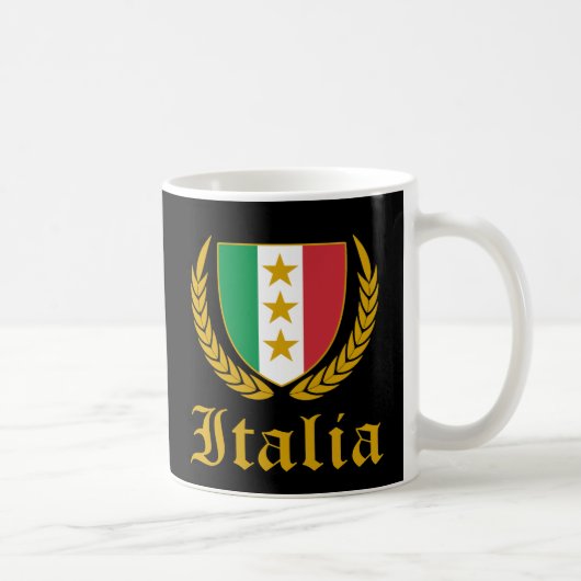 Italia Crest コーヒーマグカップ (右)