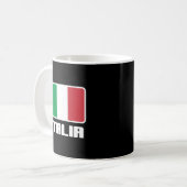 Italia Flag コーヒーマグカップ (正面左)
