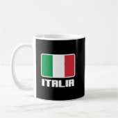 Italia Flag コーヒーマグカップ (左)