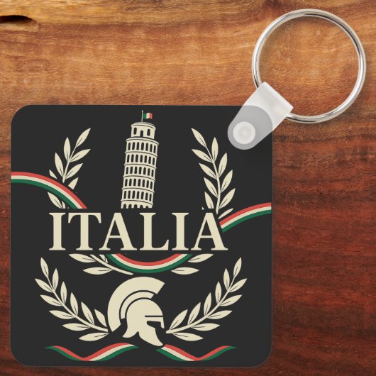 Italia Heritage Crest キーホルダー (裏面)