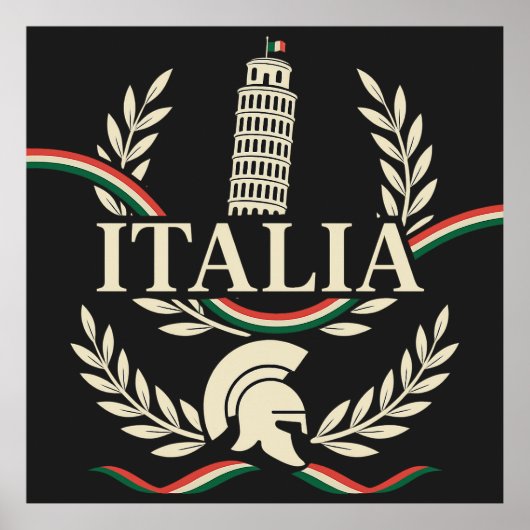 Italia Heritage Crest ポスター (正面)