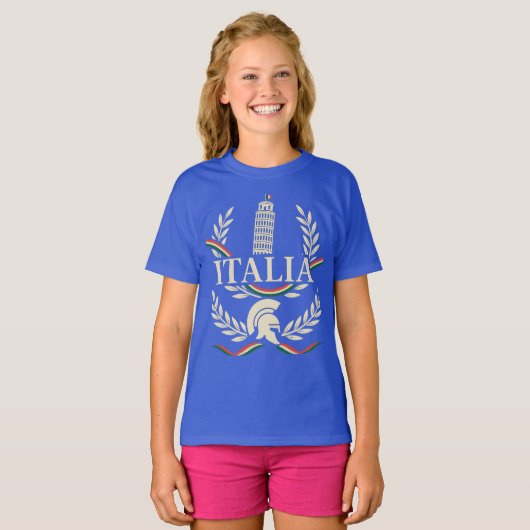 Italia Heritage Crest Tシャツ (正面フル)
