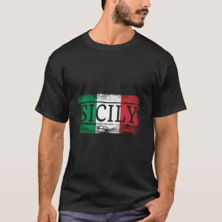 Italia Italian Flag I Sicily Italy Tシャツ