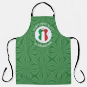 Italian Angel Christmas Flag Personalized エプロン (正面)