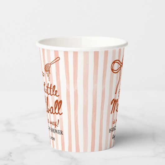 Italian Baby Shower Theme 紙コップ (左)