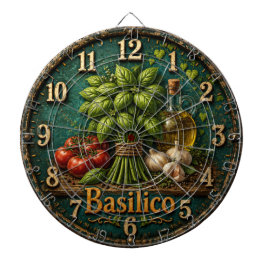 Italian Basil Kitchen Rustic Farmhouse ダーツボード