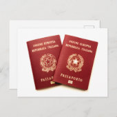 Italian biometric e-passports ポストカード (正面/裏面)
