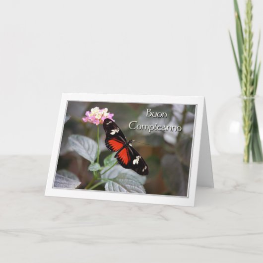 Italian Birthday Card カード (正面)