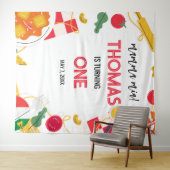 Italian Birthday Party backdrop タペストリー (インサイチュ(横))