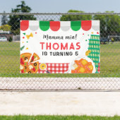 Italian Birthday Party backdrop 横断幕 (インサイチュ)