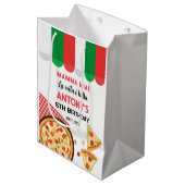 Italian Birthday Pizza Party ミディアムペーパーバッグ (正面アングル)