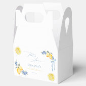 Italian Blue Bow Lemon That's Amore Bridal Shower フェイバーボックス (オープン)