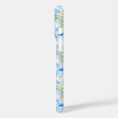 Italian Blue Tile Yellow Lemon Watercolor Case-Mate iPhoneケース (裏面 / 左)