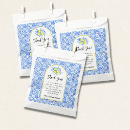 Italian Blue Tiles, Ciao Baby, Lemons square フェイバーバッグ