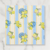 Italian Blue Tiles, Ciao Baby, Yellow Lemons  フェイバータグ (裏面)