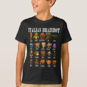 Italian Brain Rot Italian Brainrot Funny Memes  Tシャツ (正面)
