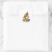 Italian Brainrot Aesthetic Sticker | Tralalero Tra スクエアシール (バッグ)