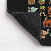 Italian-brainrot Ai Generated Animals Gen Z Men Wo マウスパッド (コーナー)