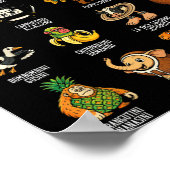 Italian Brainrot Ballerina Ino Character Meme Mix  ポスター (角)