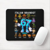Italian Brainrot Funny 67 Meme Birthday Decoration マウスパッド (マウス)