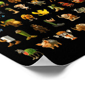 Italian Brainrot Gen-z Meme Funny Brain Rot Christ ポスター (角)