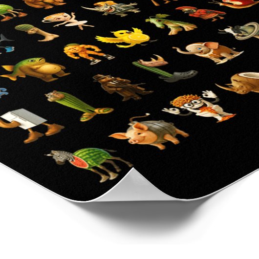 Italian Brainrot Gen-z Meme Funny Brain Rot Christ ポスター (角)