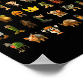 Italian Brainrot Gen-z Meme Funny Brain Rot Kids C ポスター (角)