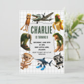 Italian Brainrot meme birthday invitation 招待状 (スタンド正面)