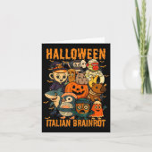 Italian Brainrot Meme Characters Halloween Costume カード (正面)