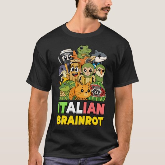 Italian Brainrot Tシャツ (正面)