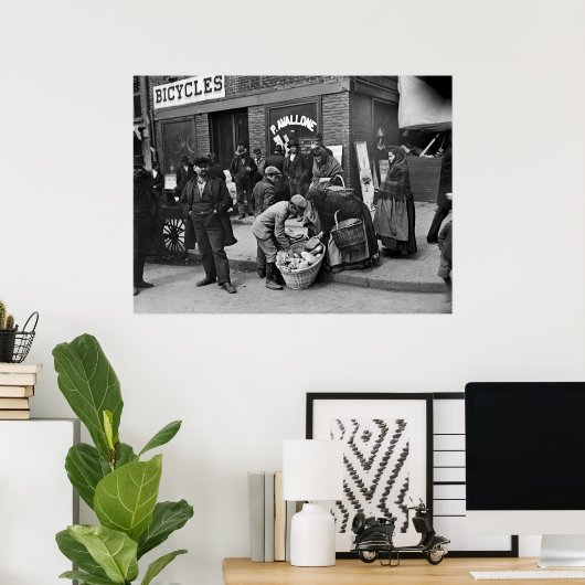 Italian Bread Peddlers: 1900 ポスター (ホームオフィス)