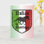 Italian by Marriage グリーティングカード (黄色い花)