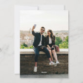 Italian Christmas Buon Natale Modern Photo  シーズンカード (裏面)