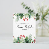 Italian Christmas Buon Natale Party シーズンポストカード (スタンド正面)