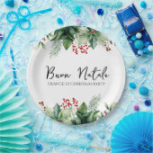 Italian Christmas Buon Natale Party ペーパープレート (パーティー)