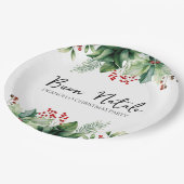 Italian Christmas Buon Natale Party ペーパープレート (アングル)