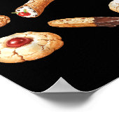 Italian Christmas Cookie Xmas Holiday Men Women Ki ポスター (角)