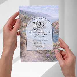 Italian Cinque Terre That’s Amore Bridal Shower 招待状