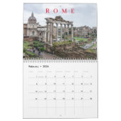 Italian cities 2026 calendar カレンダー (2月 2026)