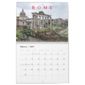Italian cities 2026 calendar カレンダー (2月 2027)