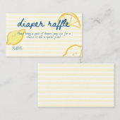 Italian Citrus Diaper Raffle Game エンクロージャーカード (正面/裏面)