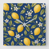 Italian Citrus Wall Clock スクエア壁時計 (正面)
