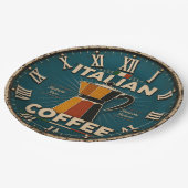 Italian Coffee ペーパープレート (アングル)