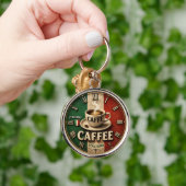 Italian Coffee Rustic Kitchen Vintage Espresso キーホルダー (手)