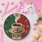 Italian Coffee Vintage Café Espresso Kitchen Gift ペーパープレート (パーティー)