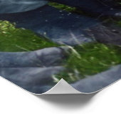 Italian Cyclist Luigi Ganna Victory Flowers ポスター (角)