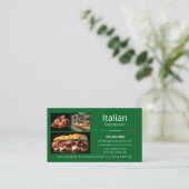 Italian Delicatessen Business Card 名刺 (スタンド正面)