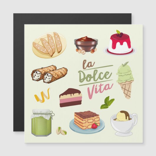 Italian Desserts Sweets (正面/裏面)