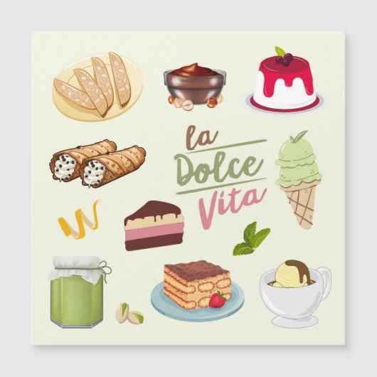 Italian Desserts Sweets (正面)